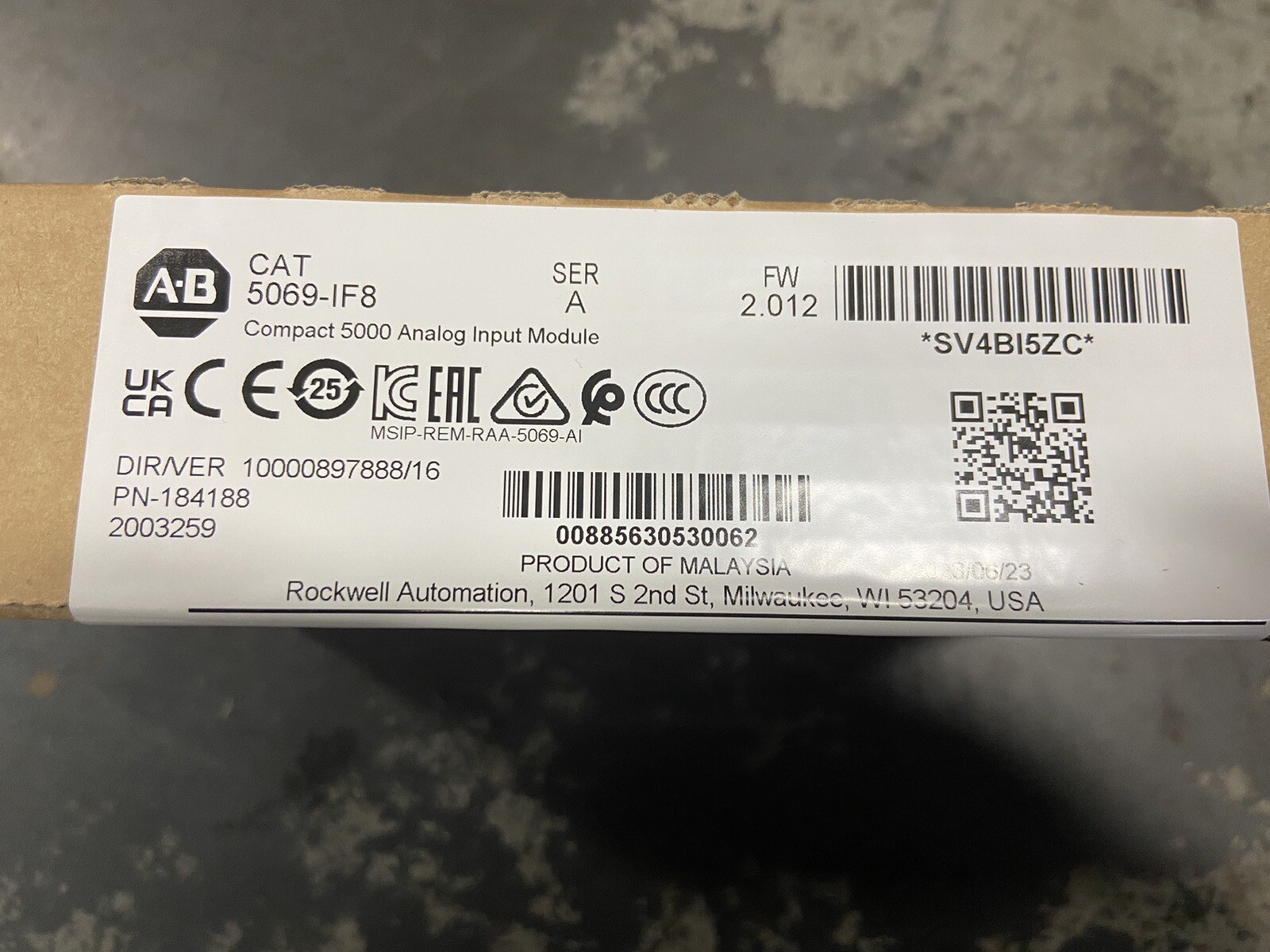 Allen Bradley 5069-IF8 Compact 5000 Analog Input Module NEW/SEALED! US Free Tax