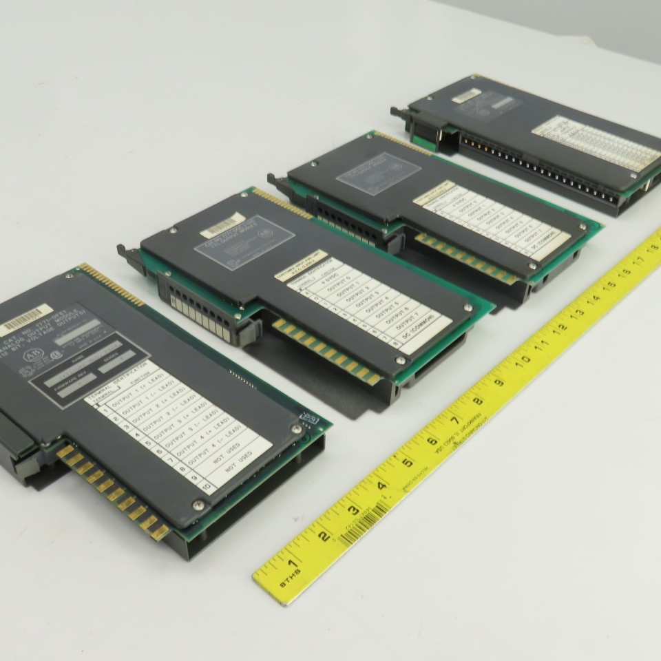 Allen Bradley 1771-OBD/1771-OFE1/1771-OGC Output Modules Lot Of 4