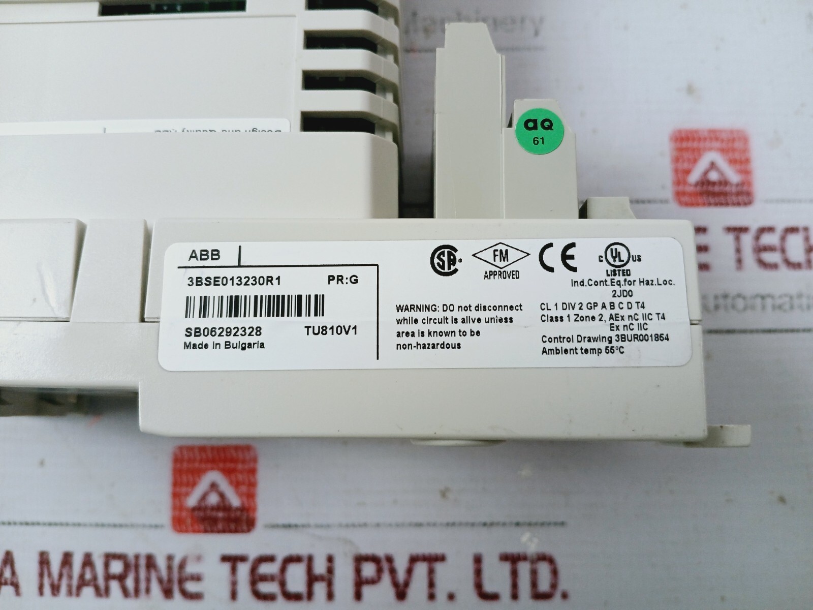 ABB 3BSE008508R1 Digital Input Module DI810, 3BSE013230R1, TU810V1 24V 55 C