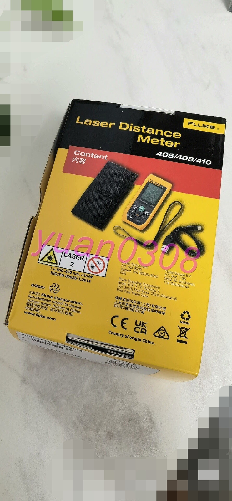 1PSC NEW FLUKE 410 Laser rangemeter DHL Fast delivery