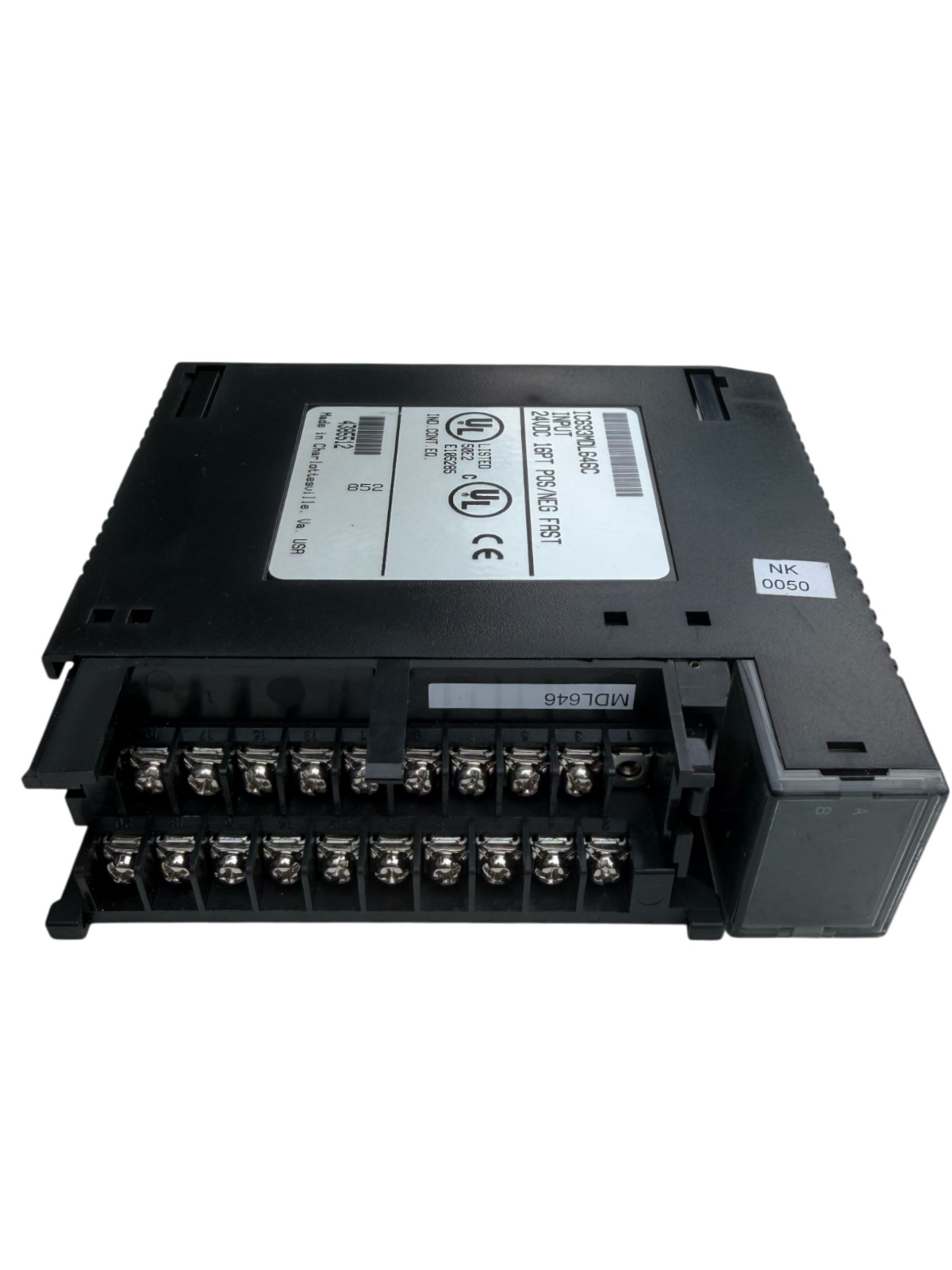 GE Fanuc IC693MDL646C 24VDC 16PT POS/NEG Fast Input Module Series 90-30 PLC