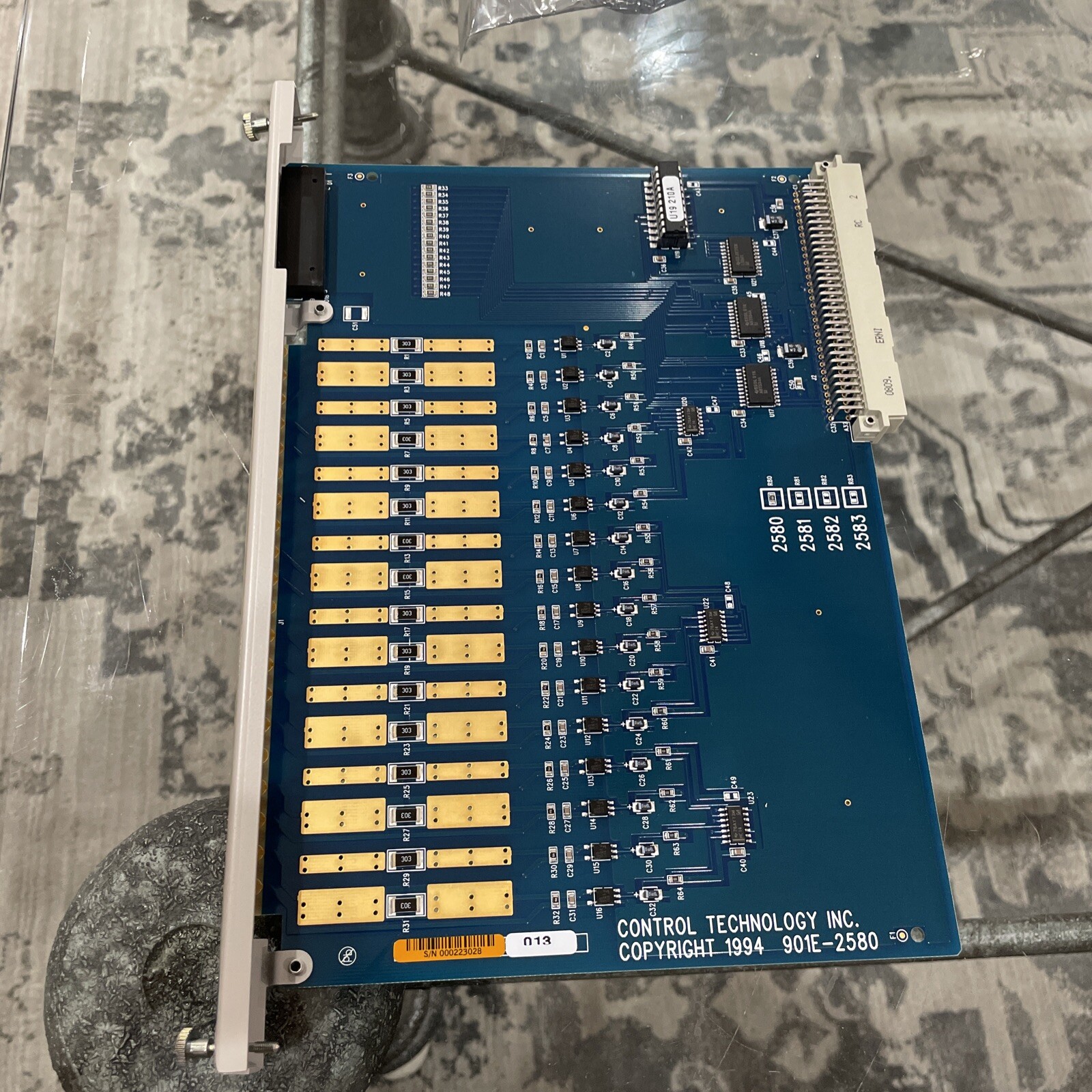 CTI CONTROL TECHNOLOGY INPUT PLC MODULE 901E-2580 ***FREE SHIPPING***