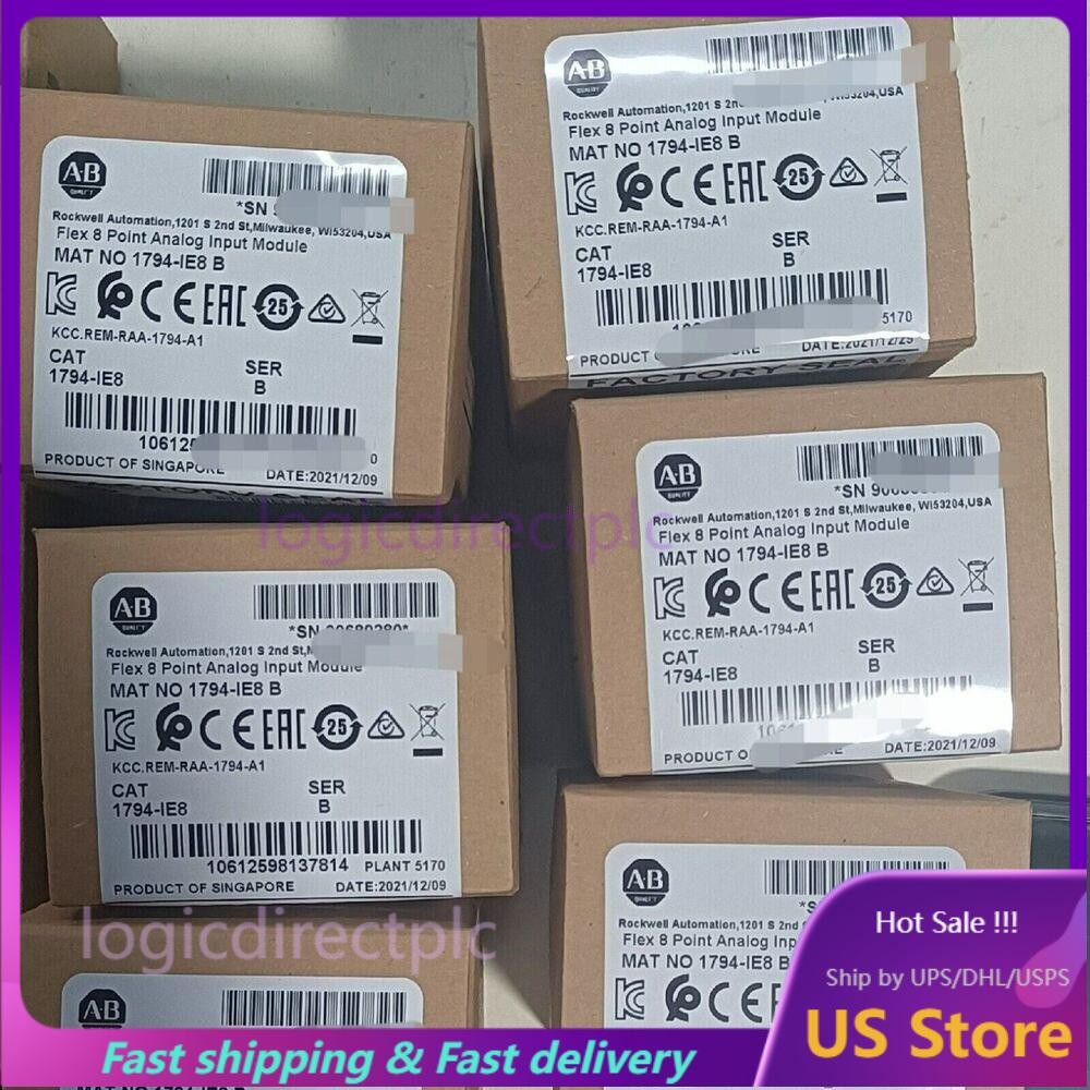 New Allen-Bradley 1794-IE8 Flex 8 Point Analog Input Module 1794IE8 US Free Tax