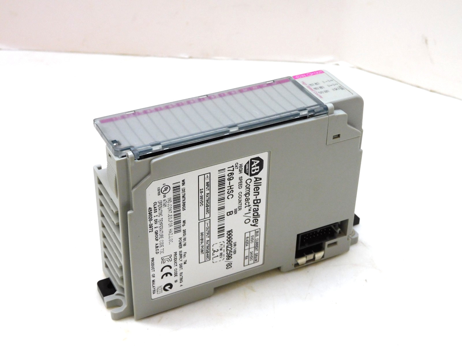 Allen-Bradley 1769-HSC Compact I/O High Speed Counter Ser B F/W 2.1