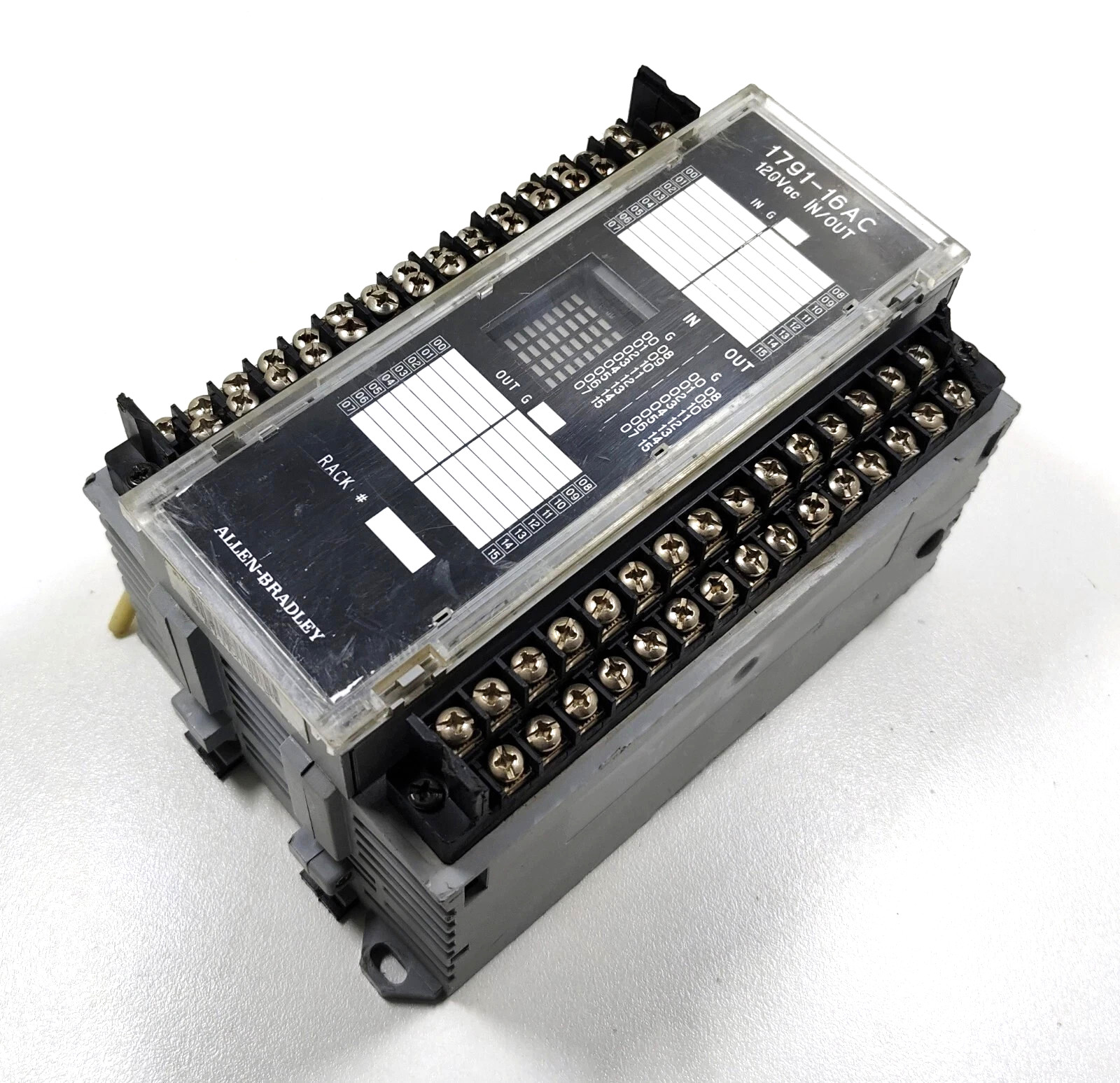 ALLEN BRADLEY 1791-16AC BLOCK I/O MODULES (Series B) Rev:D01
