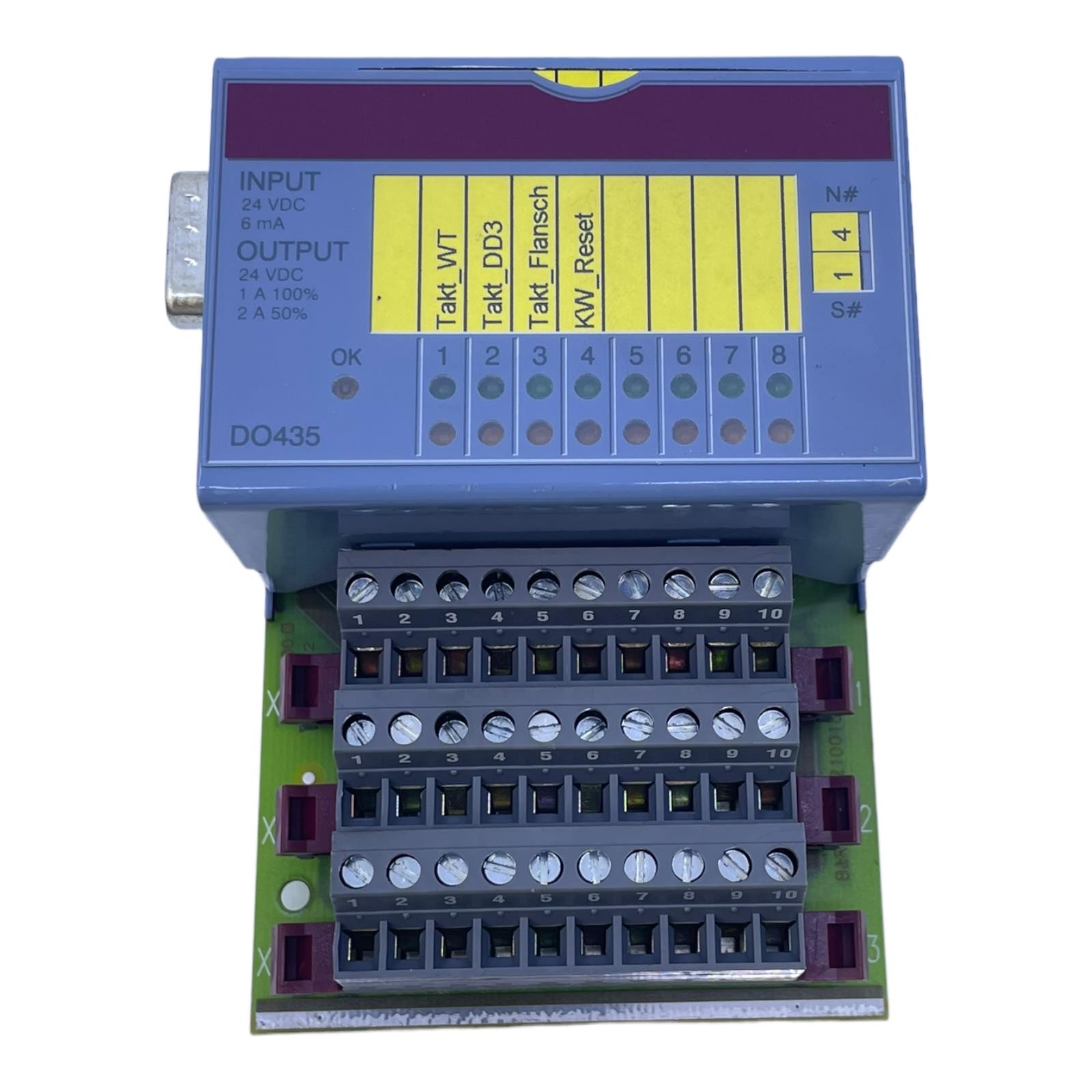 B&R 7DO435.7 Digital Output Module Inp.24V DC 6A Out.24V DC 1A, 2A Module 7DO43