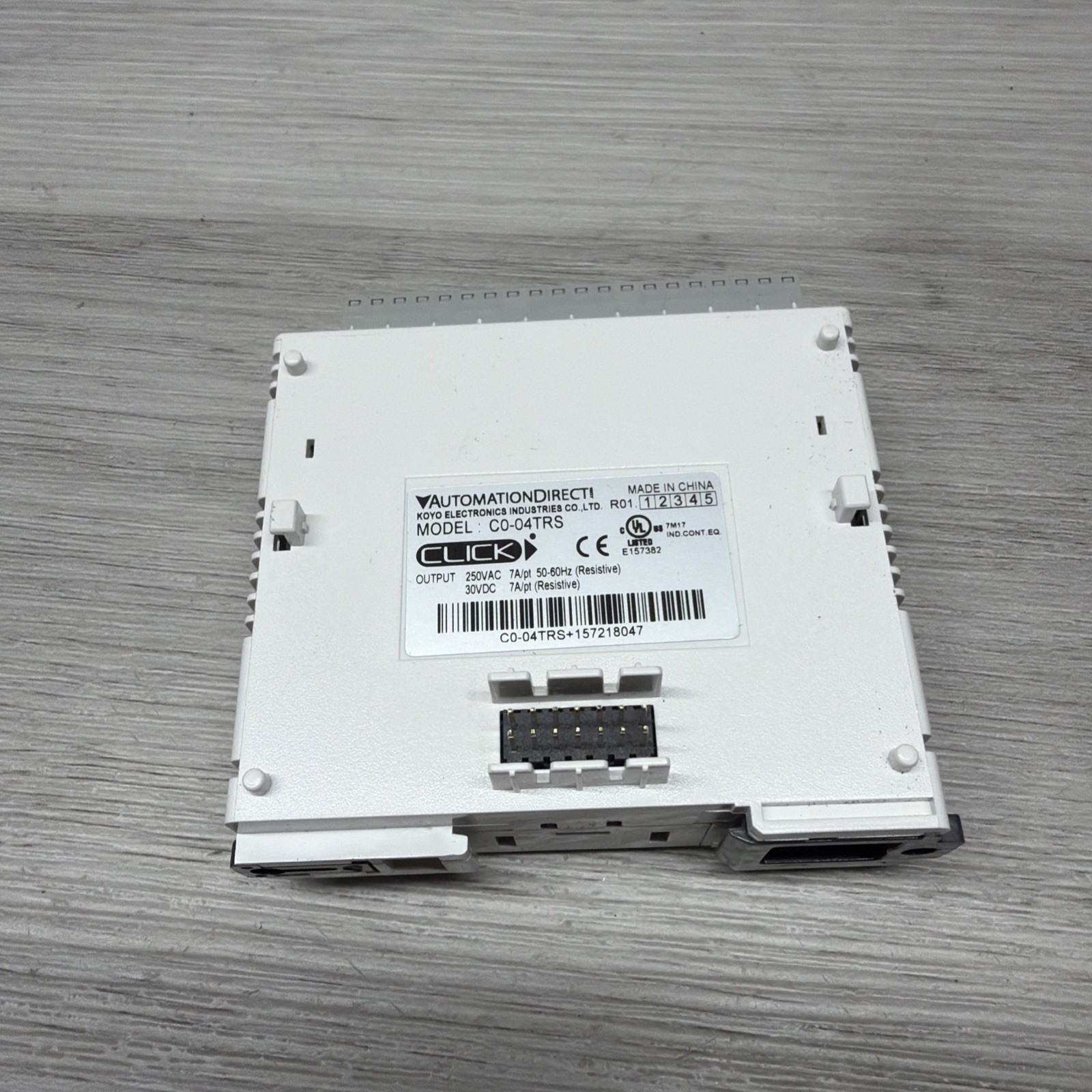 Automation Direct C0-04TRS CLICK Relay Output Module, 4 Point, READ DESCRIPTION