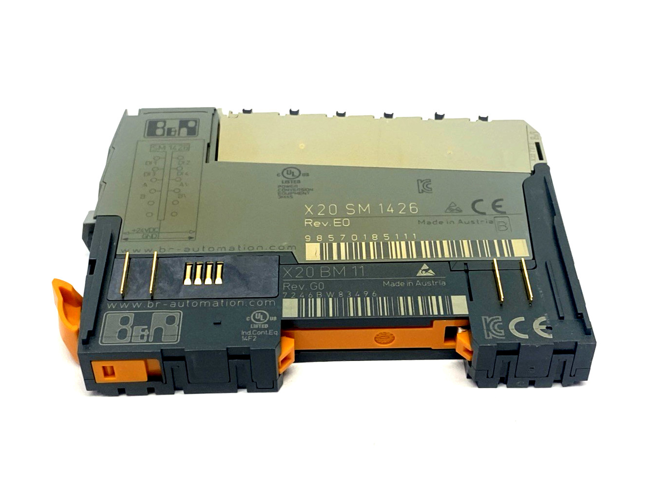 B&R X20SM1426 Stepper Motor Module 24VDC 1A, 38.5 kHz PWM, 256 Micro-Steps