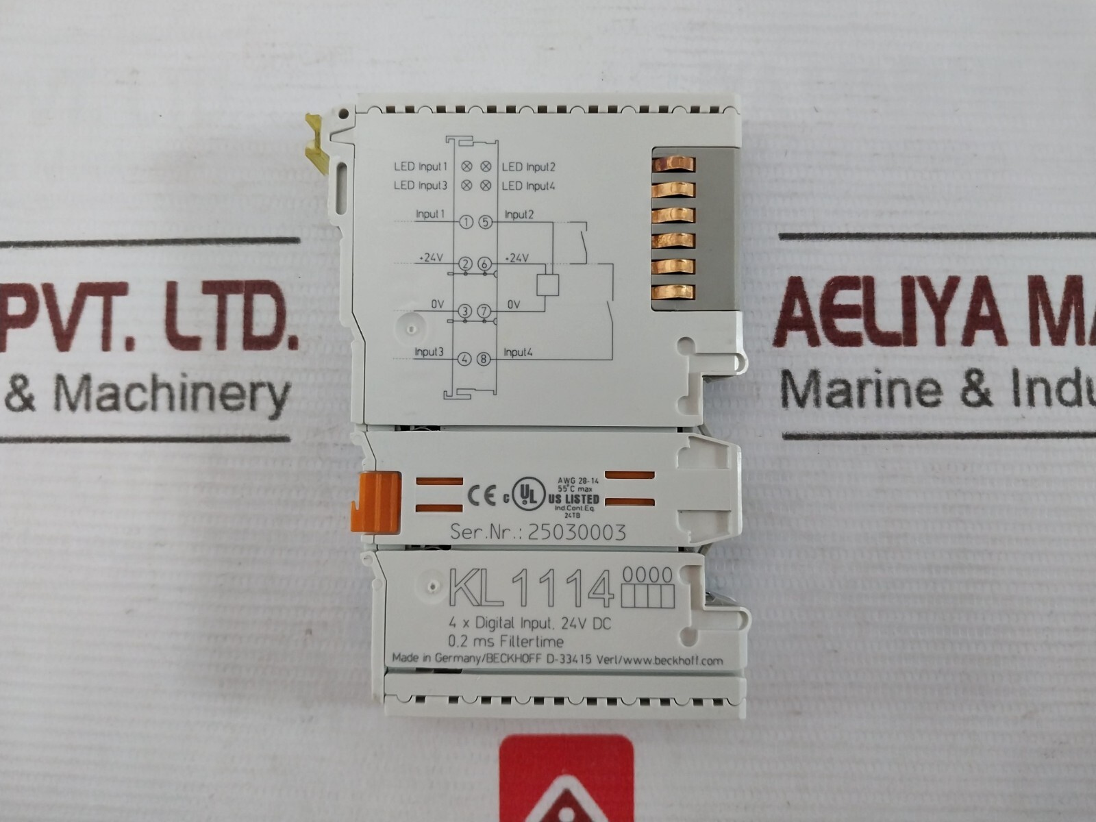 Beckhoff KL1114 4-channel Digital Input Terminal 24VDC 55 C