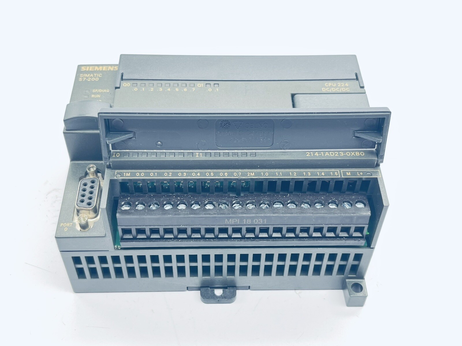 SIEMENS 6ES7 214-1AD23-0XB0 CPU MODULE 224 SIMATIC S7-200 24VDC