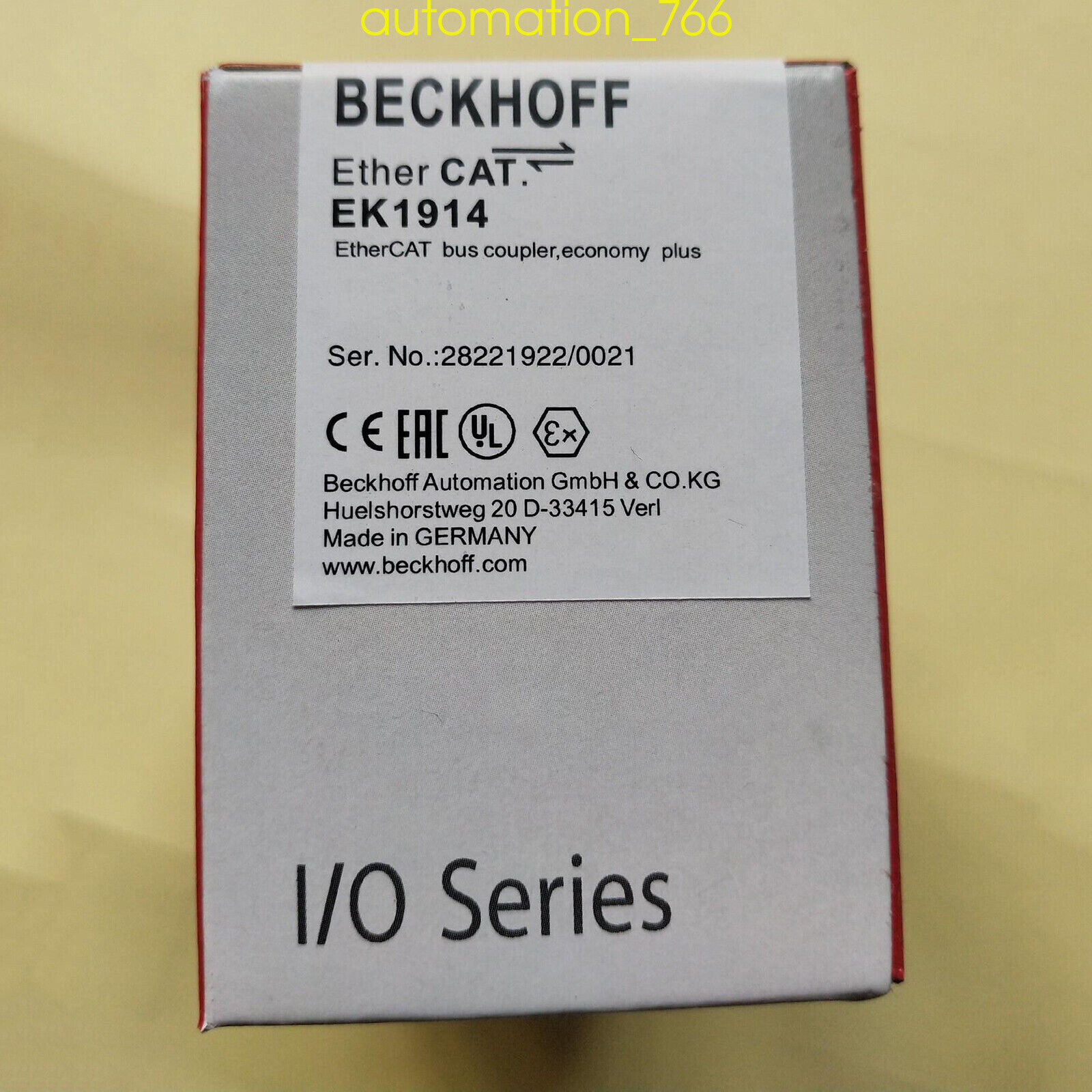 1PC NEW BECKHOFF Safety terminal module EK1914 Via DHL or FedEx