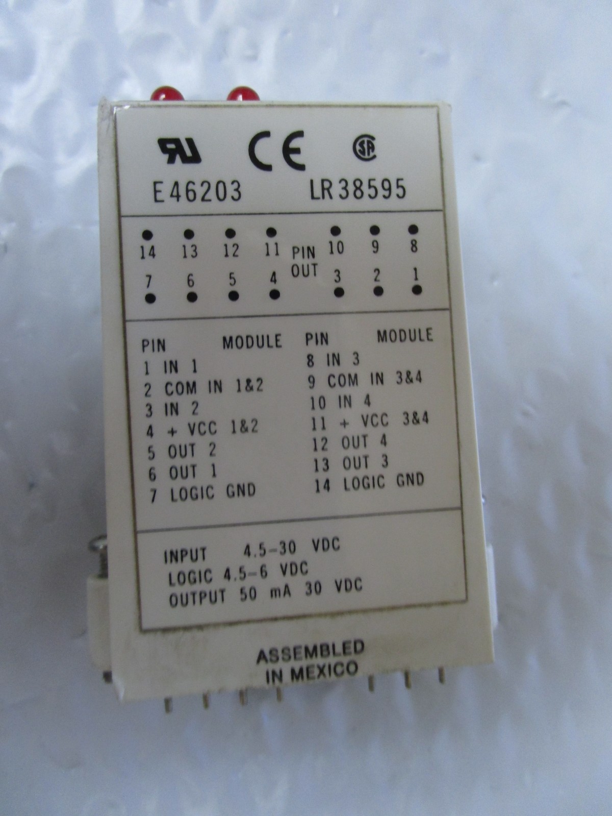 CROUZET GORDOS IDC5BQ-256 I/O MODULE 4.5-30VDC