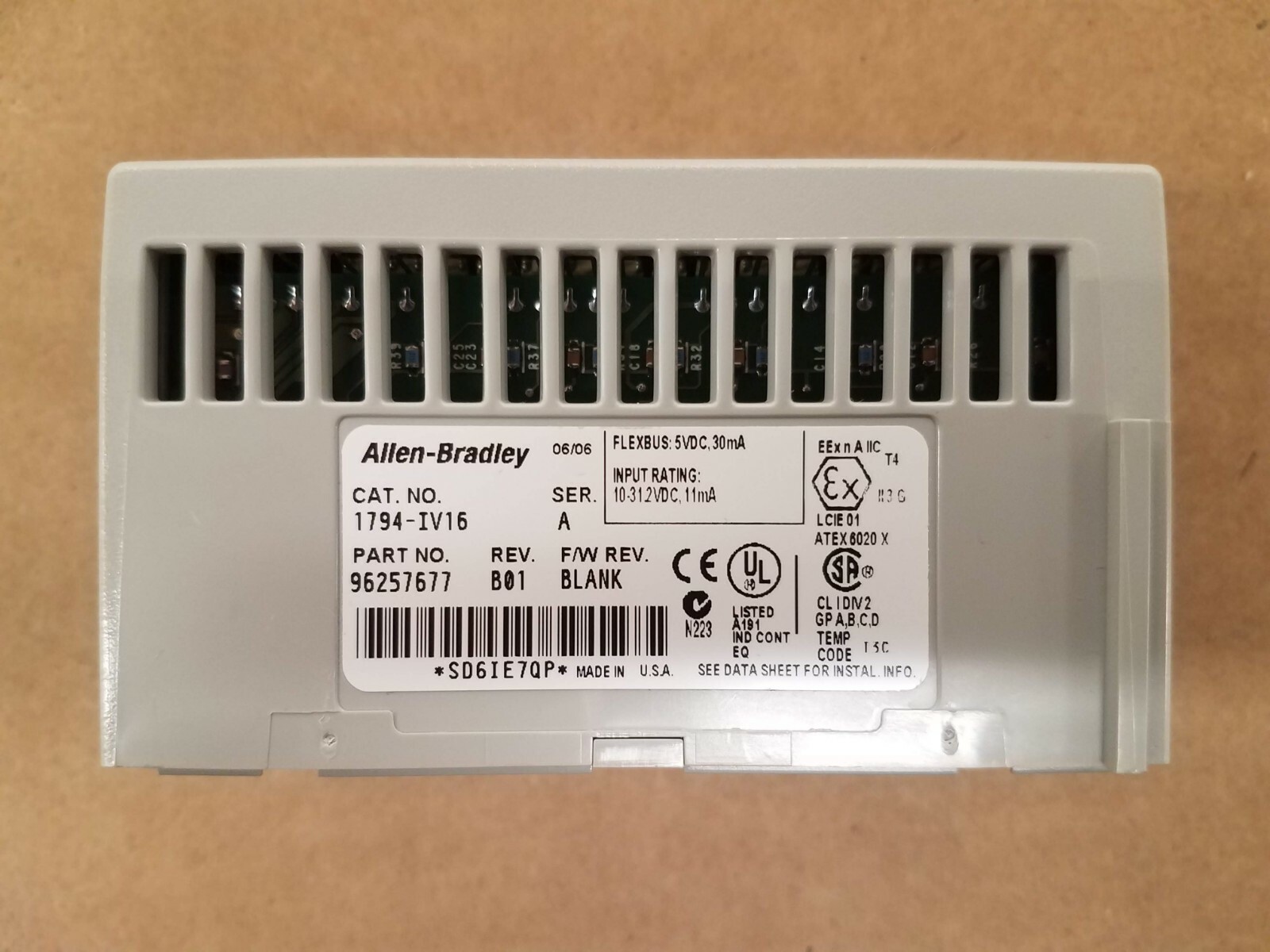 Allen Bradley 1794-IV16 Flex I/O Series Input Module 96257677