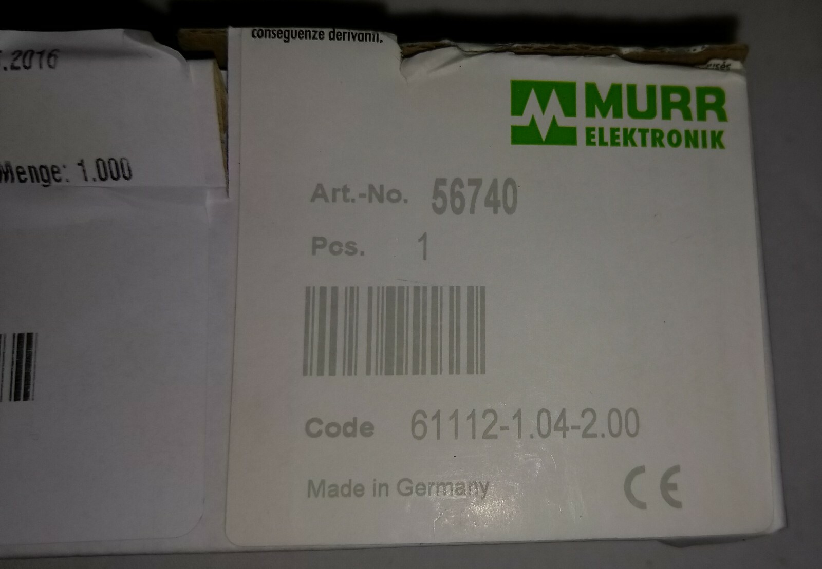 Murrelektronik 56740 CUBE67 I/O COMPACT MODULE 4 analog inputs 4xM12 RTD