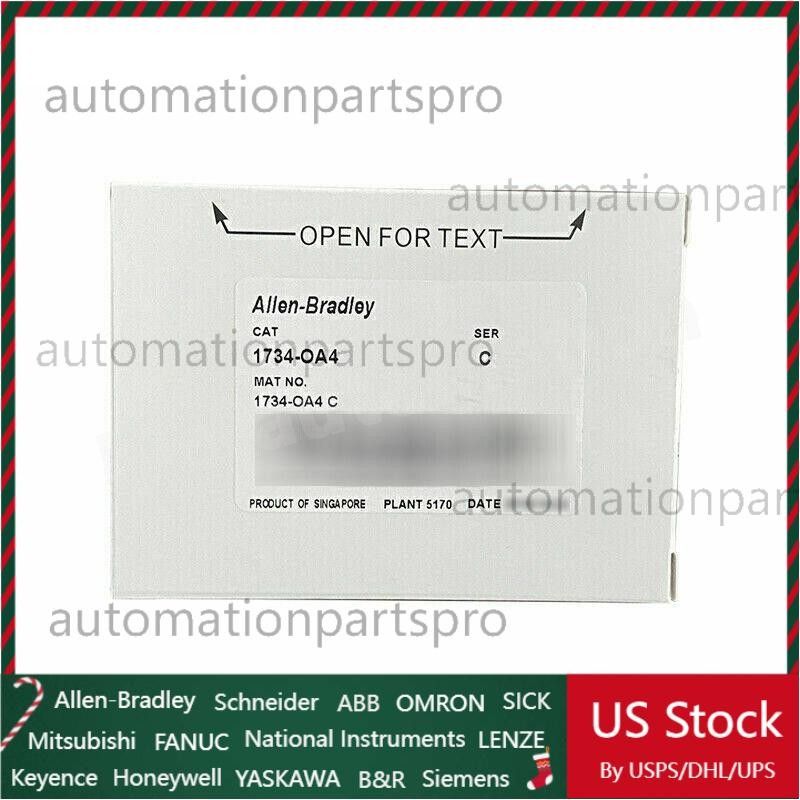 New Sealed AB 1734-OA4 I/O 4 Point Digital Output Module AB 1734OA4 US Free Tax