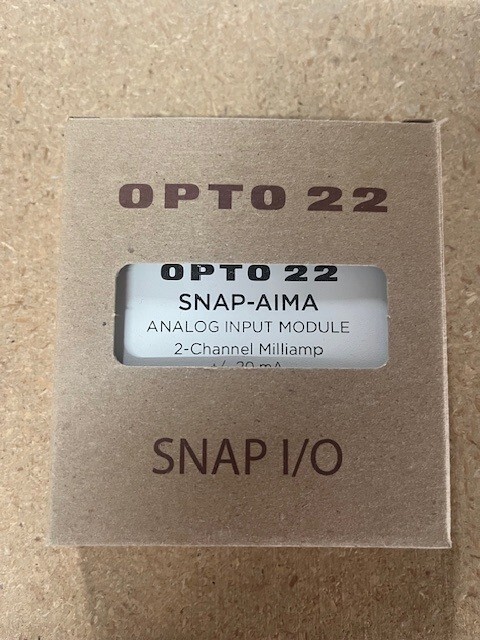 Opto 22, SNAP-AIMA, Analog Input Module, 2-Channel Milliamp, +/- 20 mA