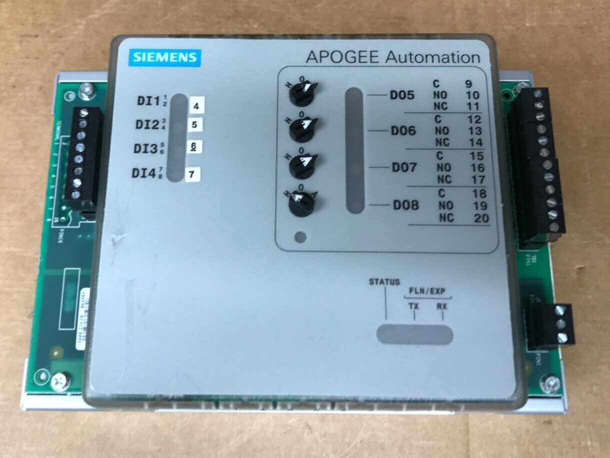 Siemens Apogee Automation 549-214 Analog Point eXpansion, HOA Ready 4AI, 4AO