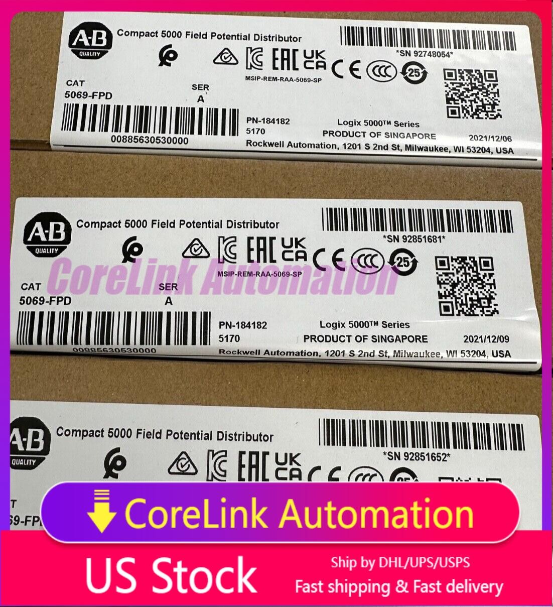 Allen Bradley 5069-FPD Compact I/O Field Potential Distributor Factory Sealed AB