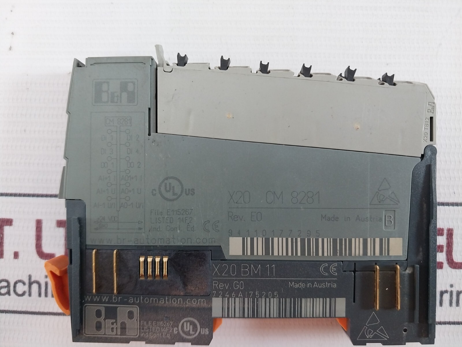 B&R X20 CM 8281 Universal Mixed Module Rev E0