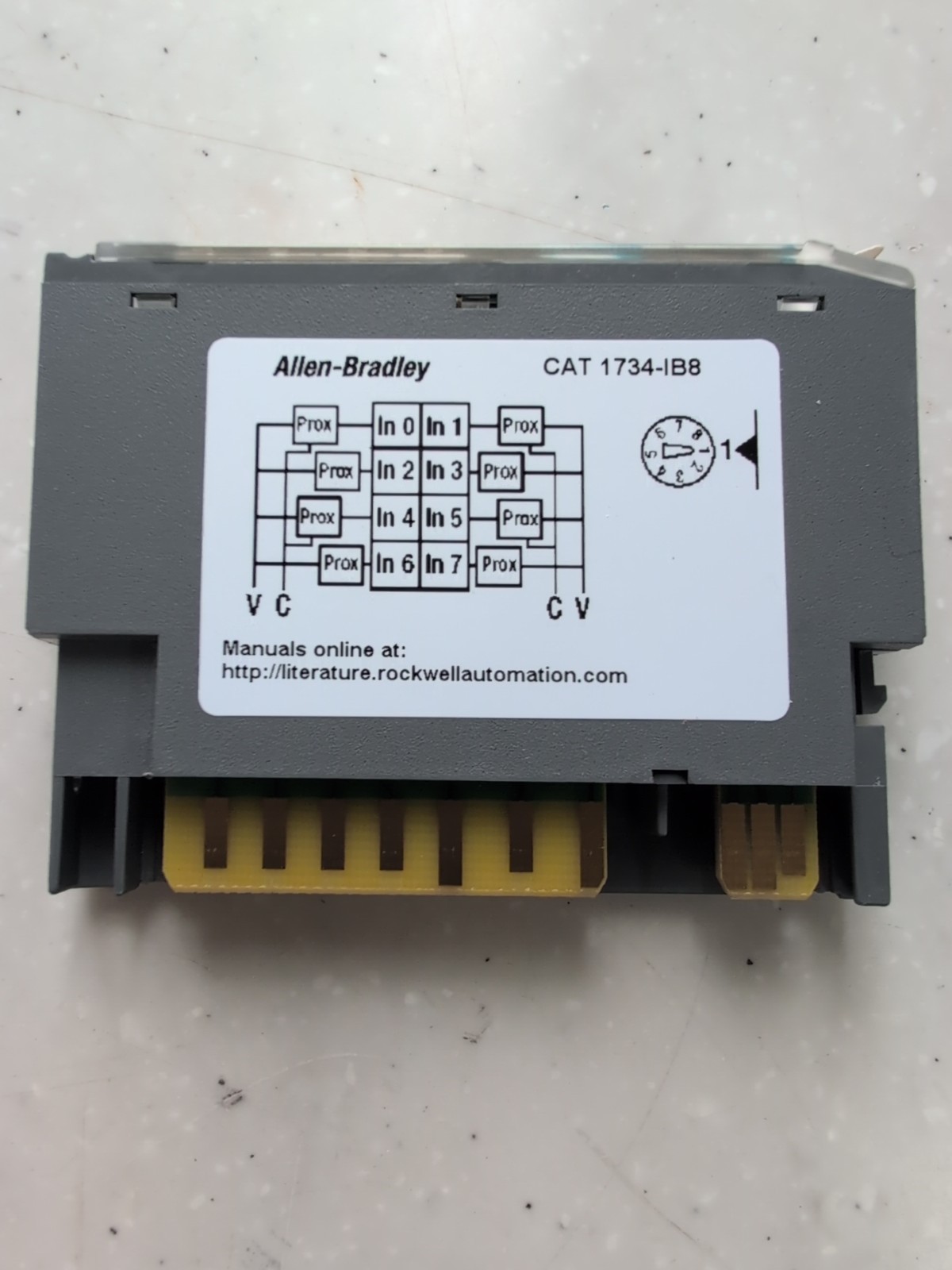 LOT OF FOUR Allen-Bradley 1734-IB8 SER D 130651 24V DC Sink Input Modules SC$
