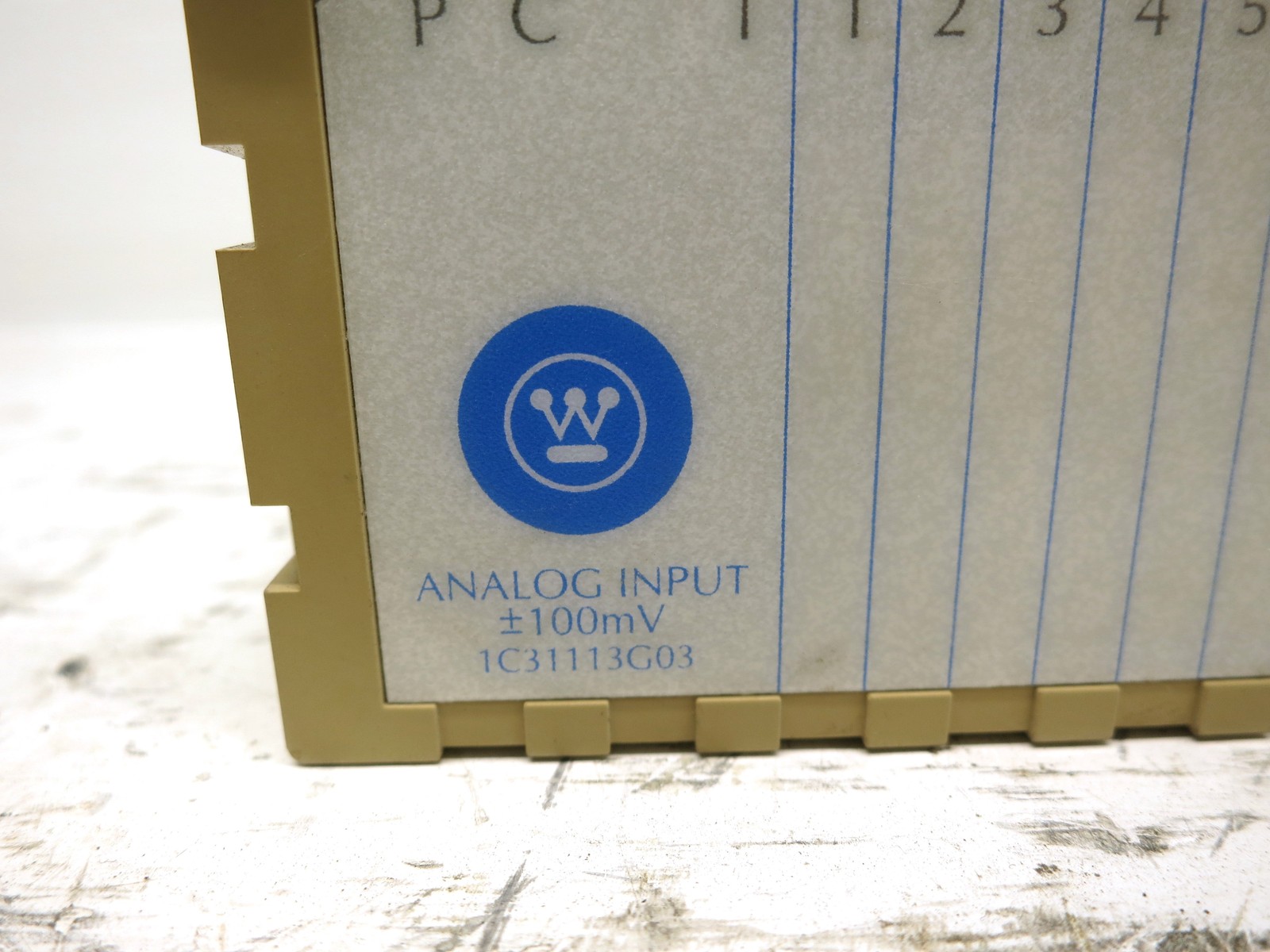 Westinghouse 1C31113G03 Ovation Analog Input PLC Module 1C31113-G03 Emerson