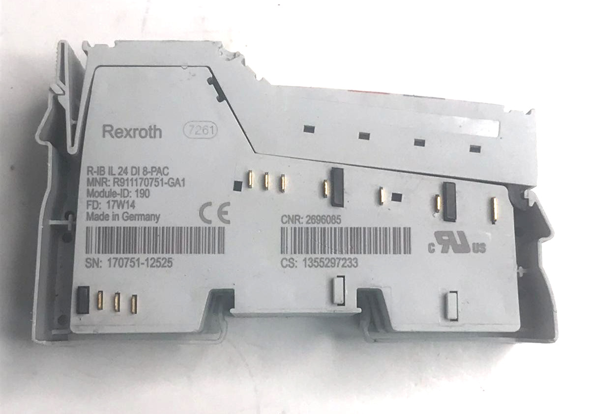 Rexroth R-IB IL 24 DI 8-PAC Input Clamp R911170751-GA1 Clamp