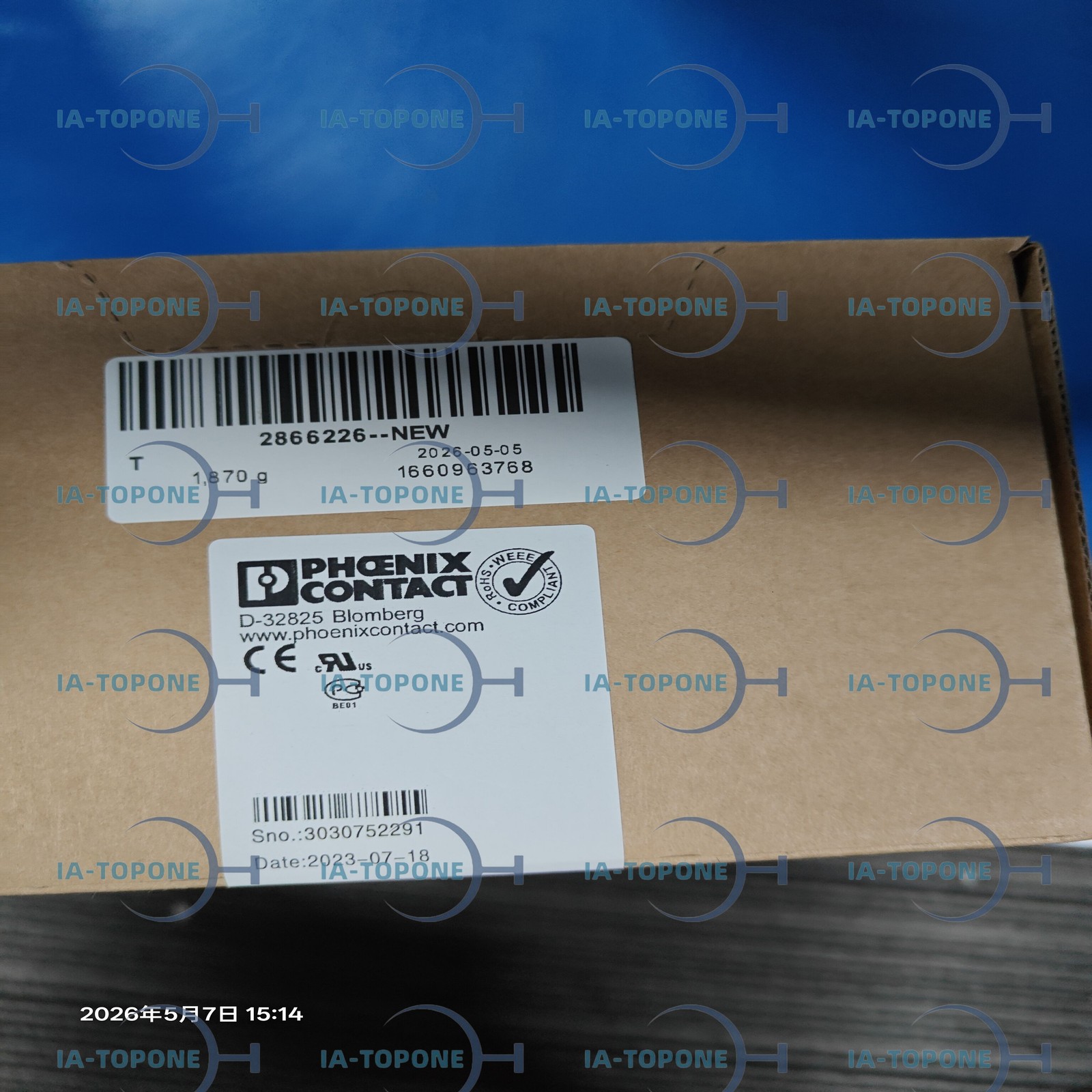 1PC Brand NEW Phoenix For 2866226 With 1 Year warranty