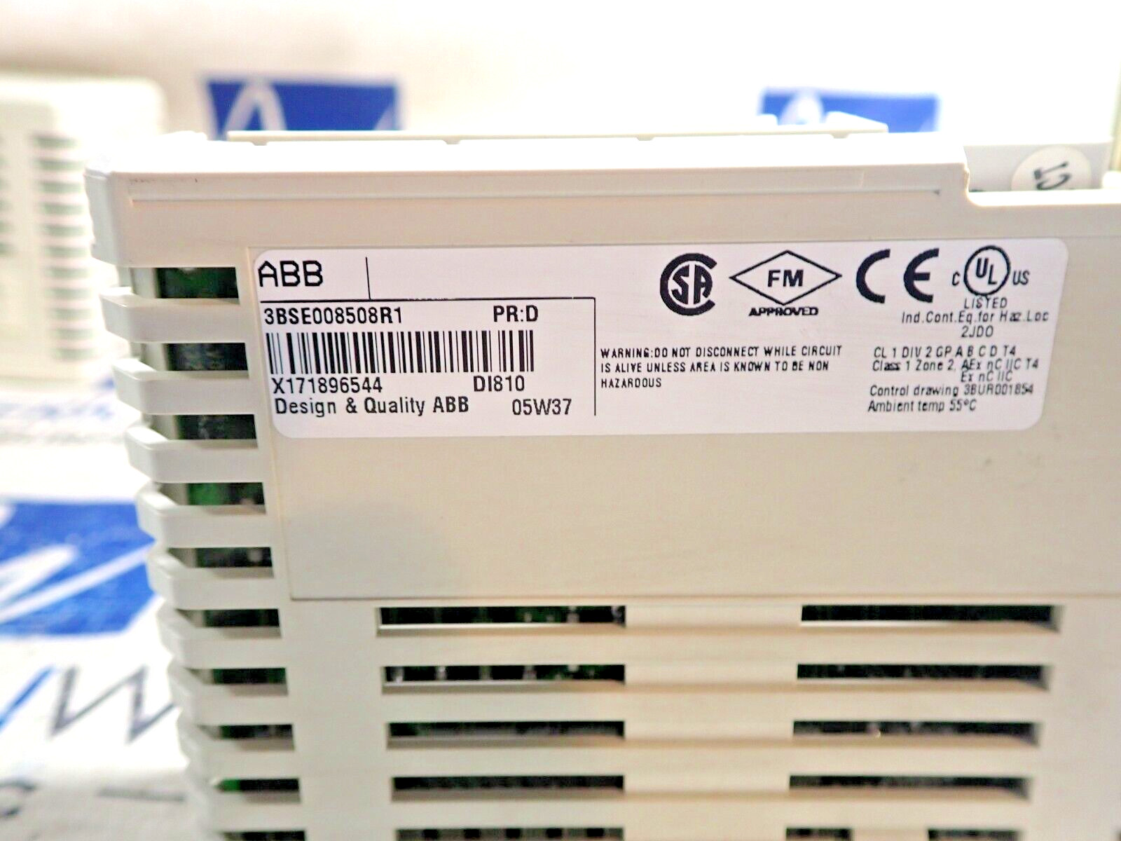 ABB 3BSE008508R1 Input Module DI810 24V