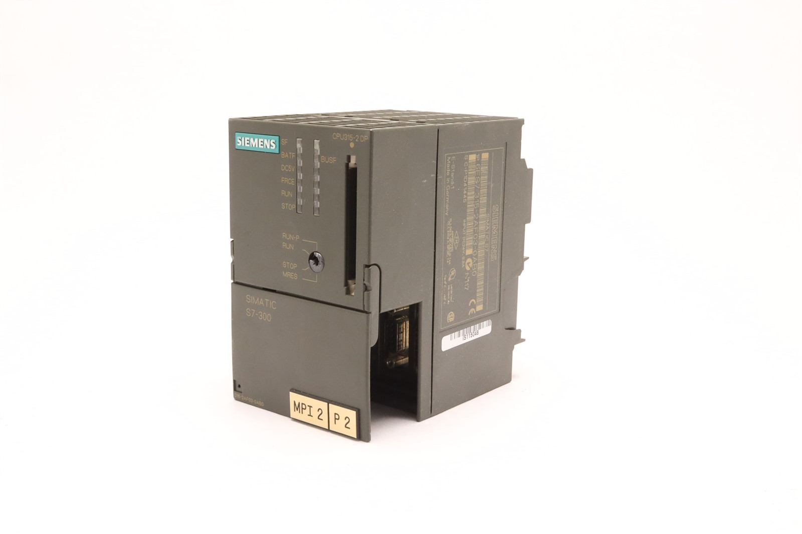 SIEMENS SIMATIC S7 INPUT MODULE DC24V 6ES7 315-2AF03-0AB0