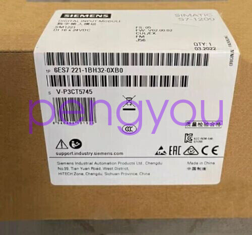 1PCS Siemens 6ES7221-1BH32-0XB0 Digital input module Brand new Fedex or DHL
