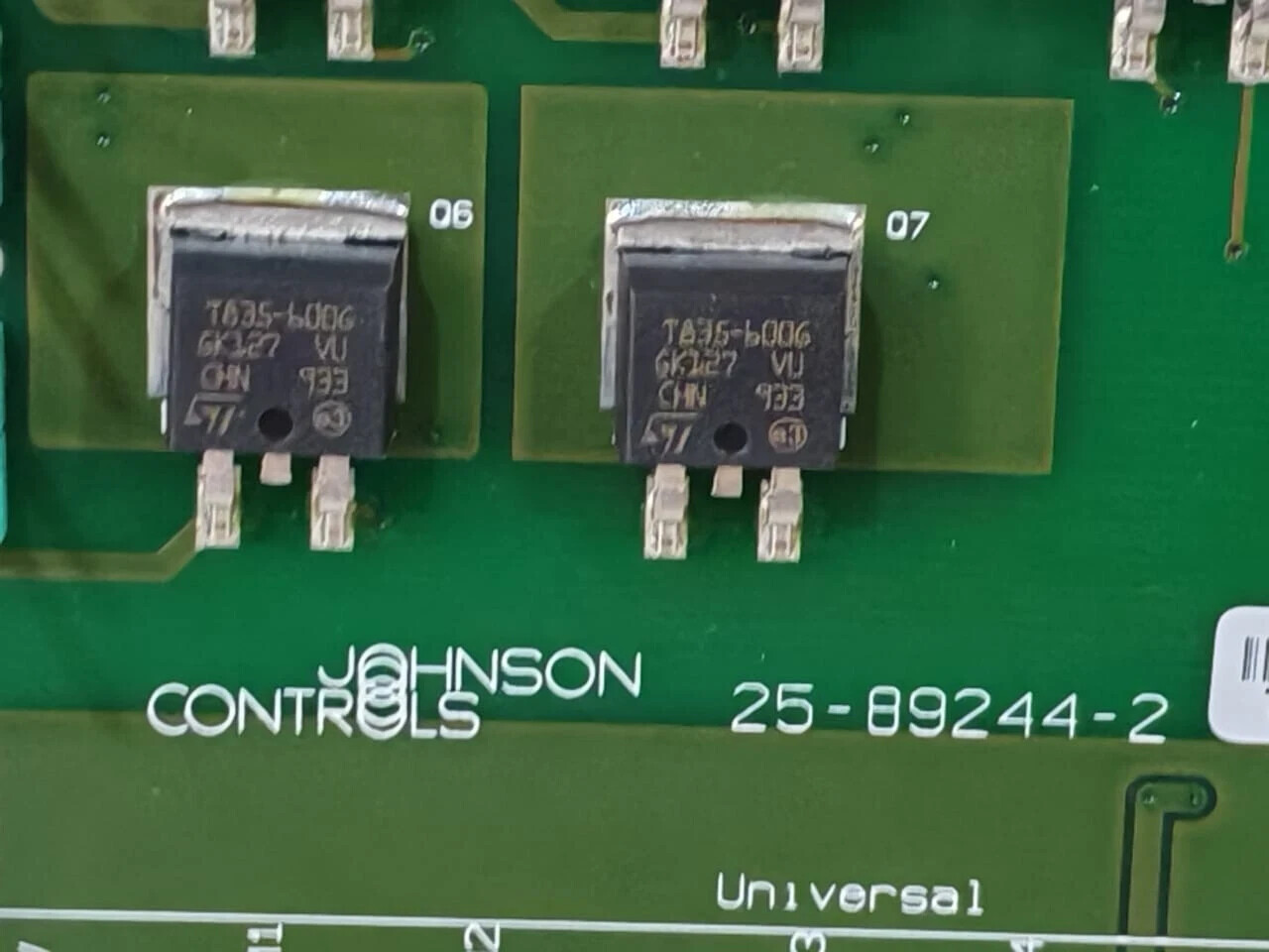 JOHNSON CONTROLS MS-IOM4710-0 REV.H VER 4.1 / MS-IOB4710-0 REV.D I/O MODULE