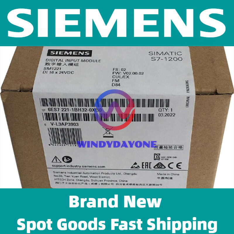 6ES7 221-1BH32-0XB0 6ES7221-1BH32-0XB0 1PCS New Siemens Expedited Shipping