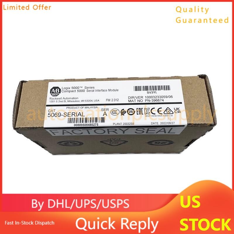 AB 5069-SERIAL SER A Compact Logix 5000 Interface Module US Free Tax
