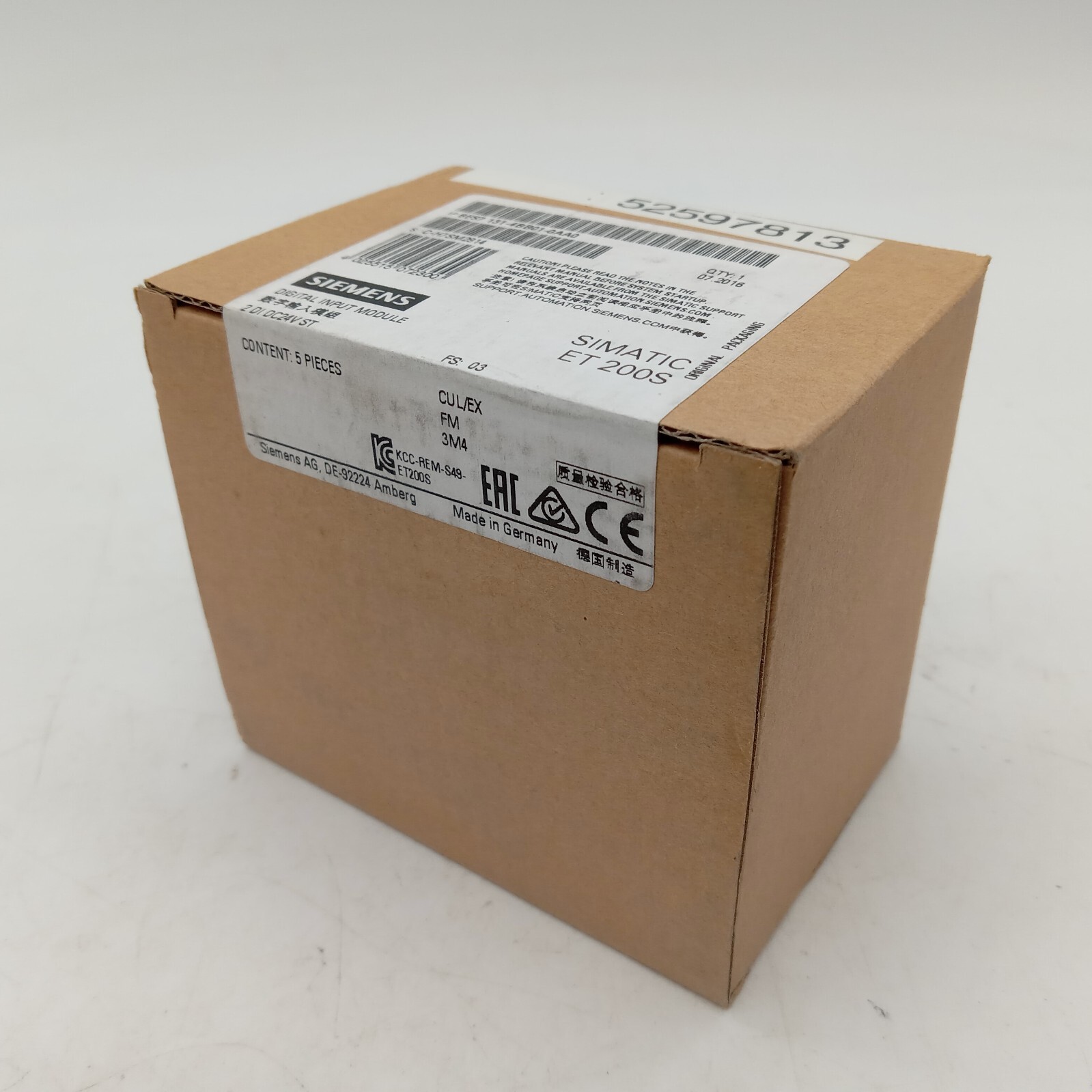 Siemens 6ES7131-4BB01-0AA0 Electronic Module Box of 5 -FACTORY SEALED