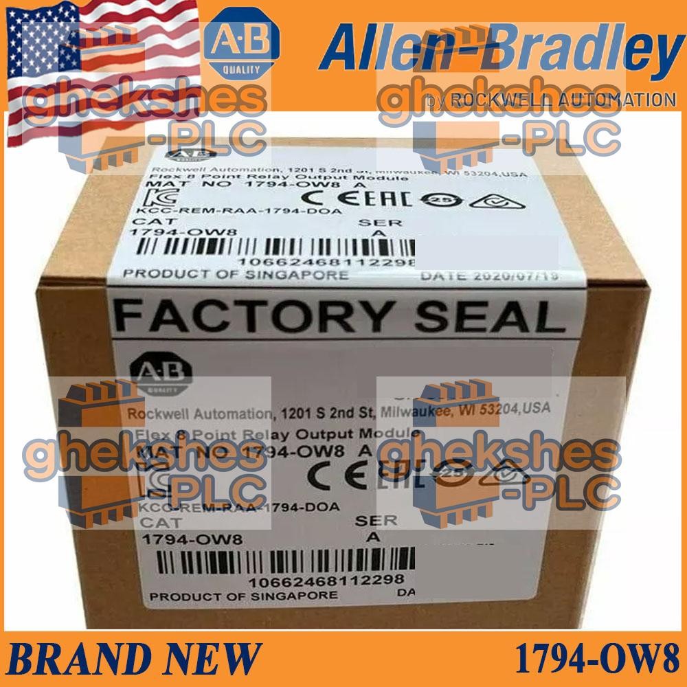 1794-OW8 NEW PLC New Sealed AB PLC Output Module 1794-OW8 SER A REE SHIP
