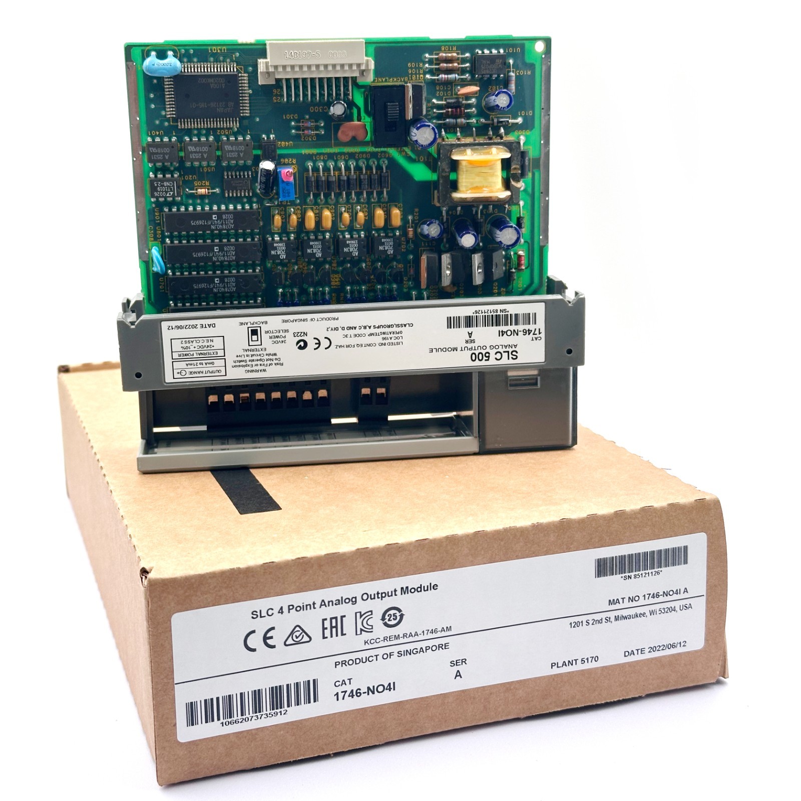 NEW Allen-Bradley 1746-NO4I 1746NO41 SLC 500 4 Point Analog Output Module AB