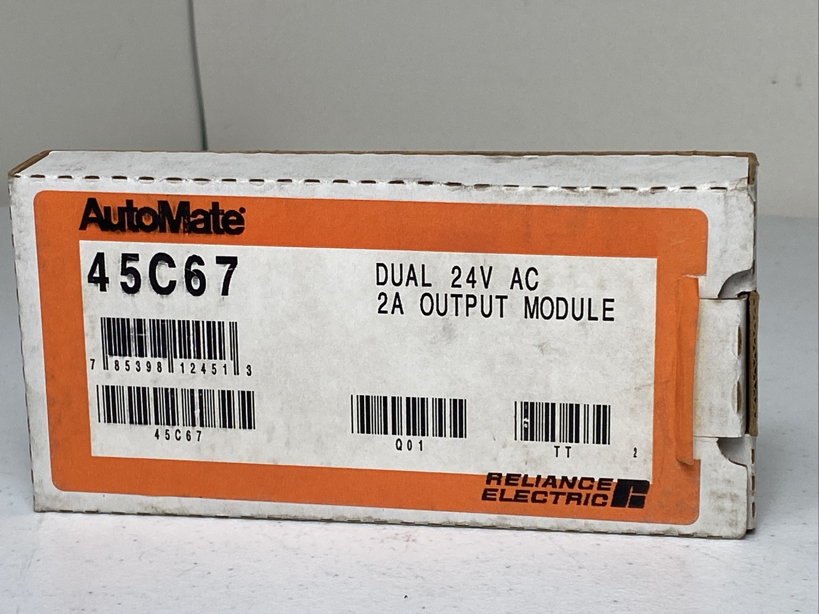 RELIANCE ELECTRIC 45C67 DUAL OUTPUT MODULE 24V AC 2A