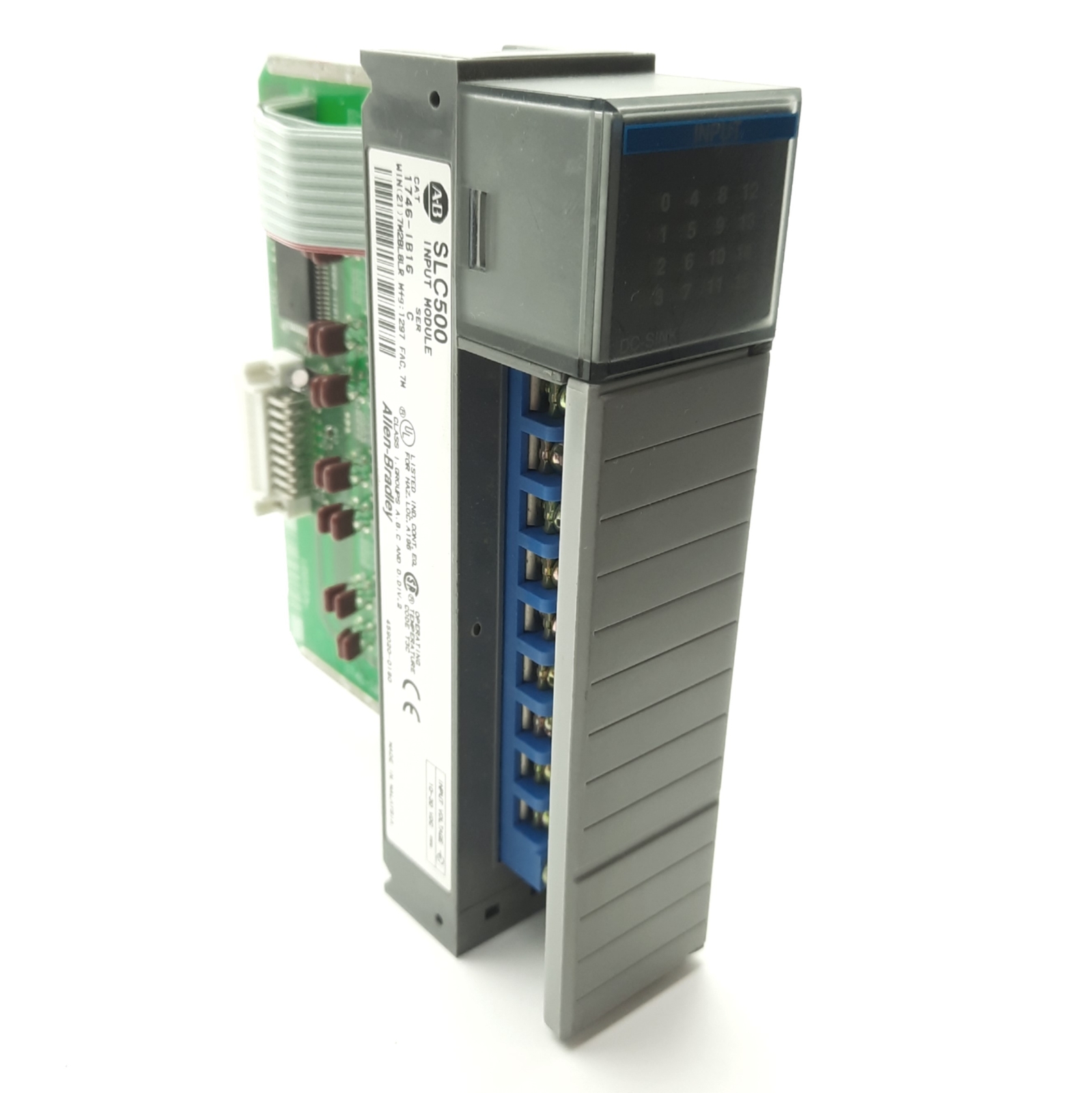 Allen Bradley 1746-IB16 Ser C SLC 500 Digital Input Module 16x Inputs 10-30V