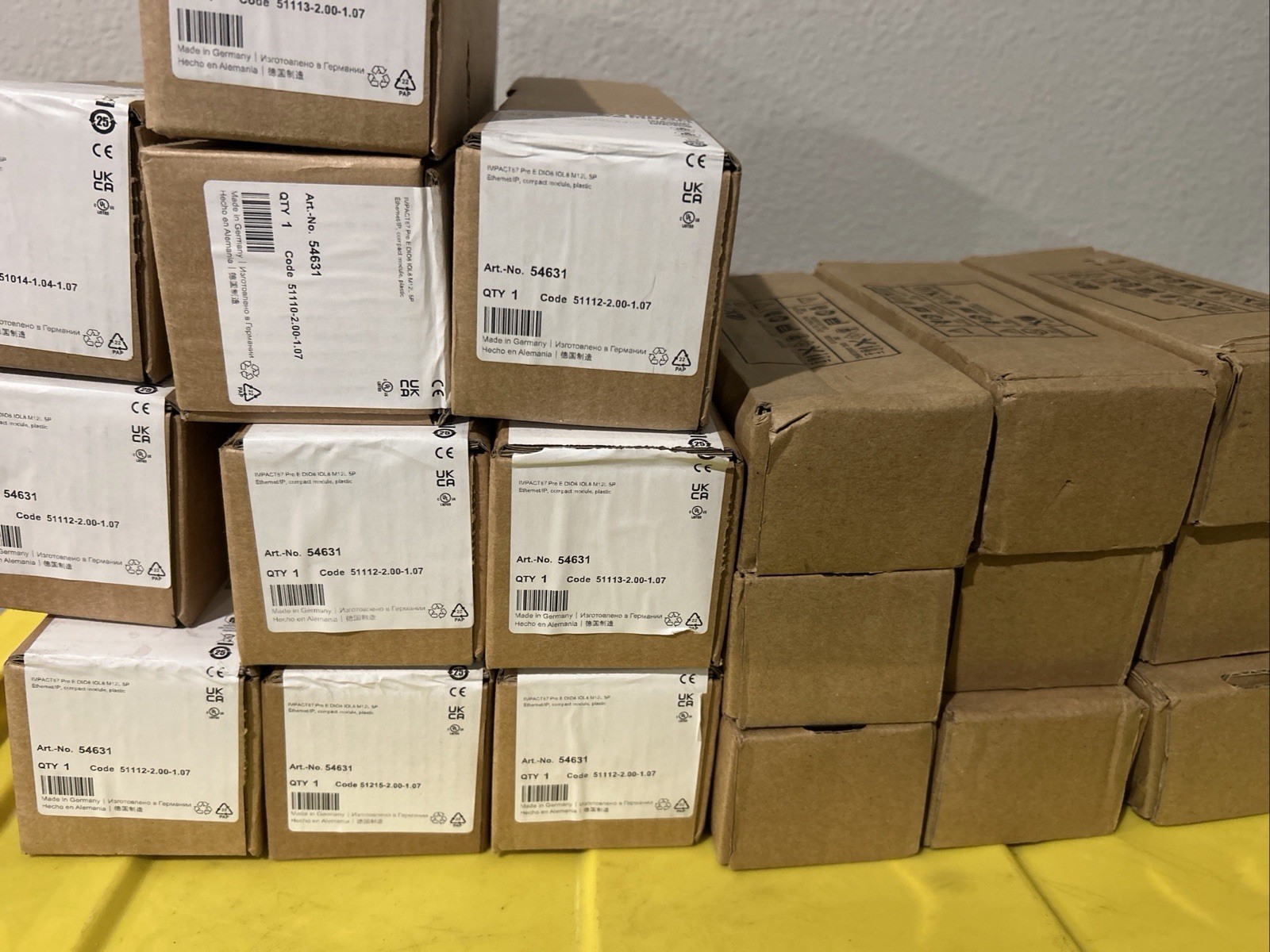 Murrelektronik IMPACT67 Pro E DIQ8 IOL8 M12L PLC I/O Module 54631