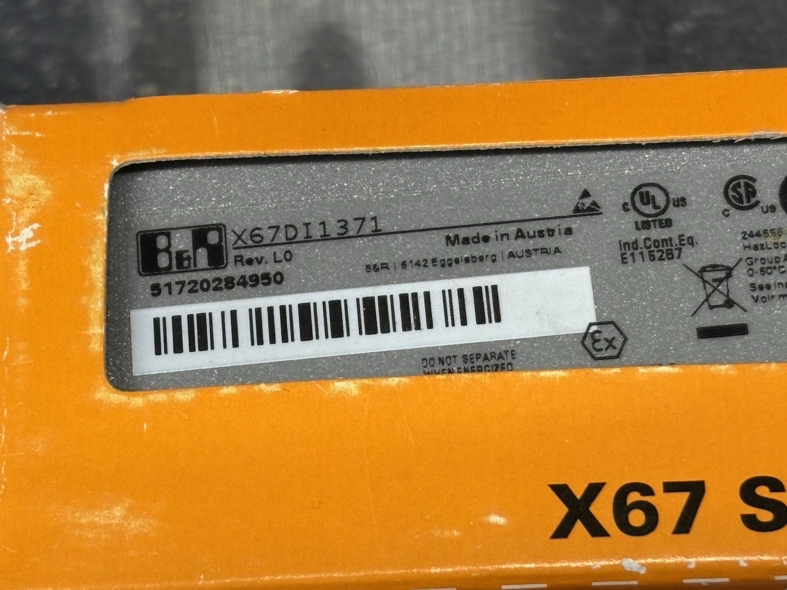 B&R X67DI1371