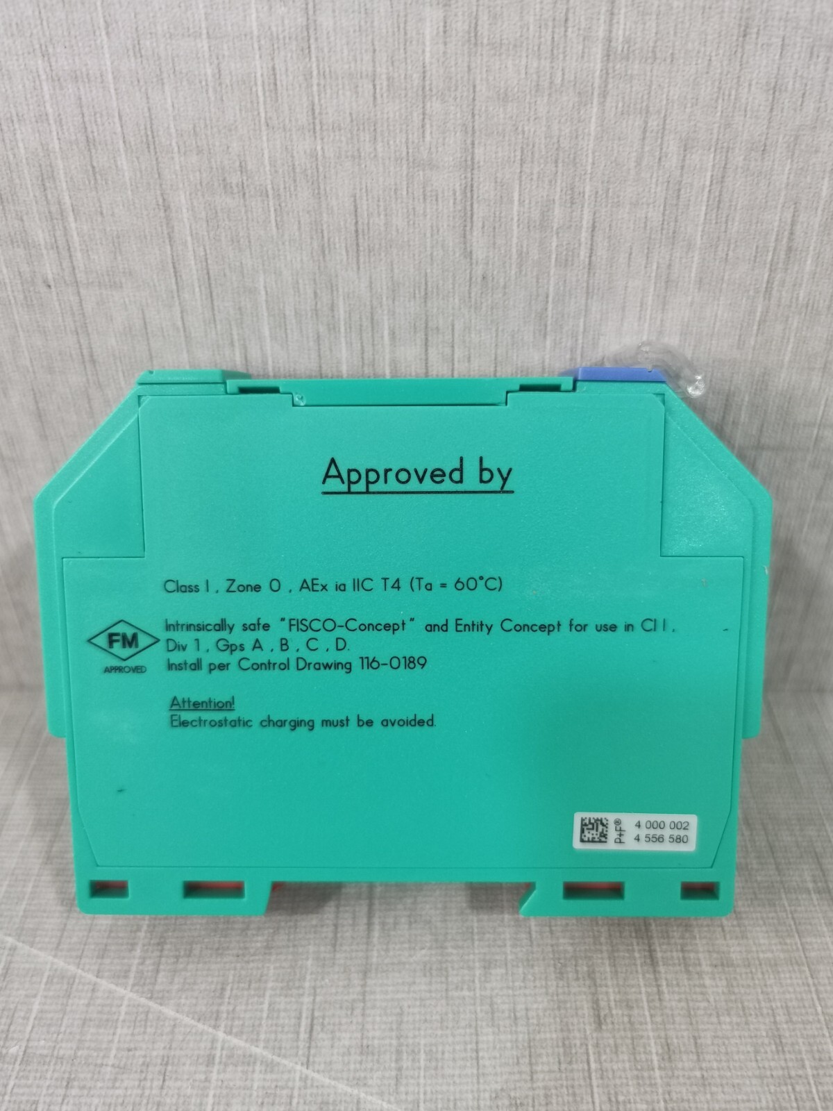 PEPPERL+FUCHS KMDO-FT-Ex P/N 44552 TERMINATION RESISTOR- WITH FILTY BOX