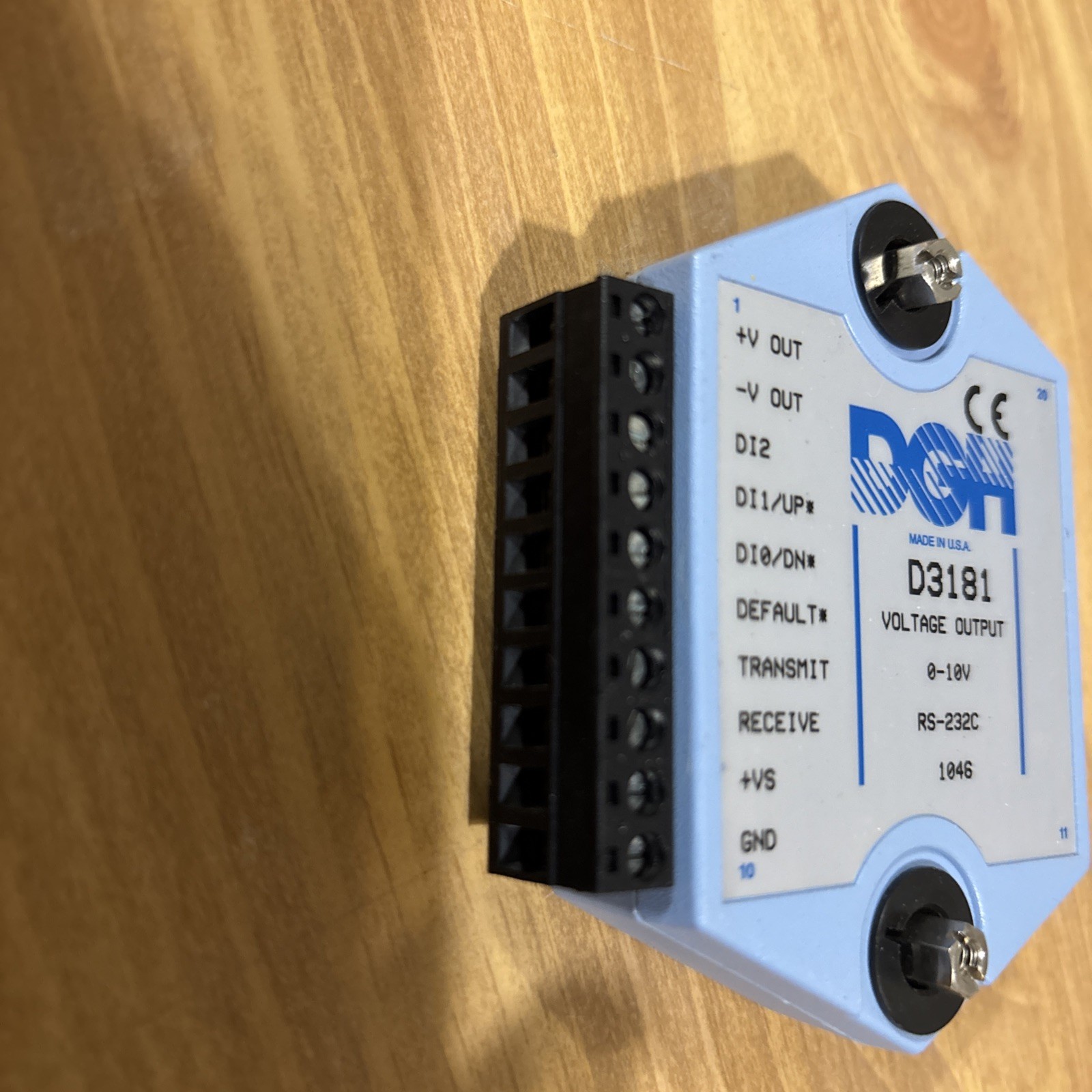 DGH D3181 Voltage Output Module | 0–10V | RS-232c