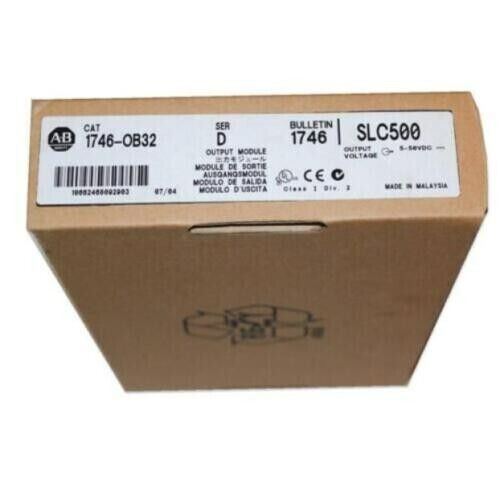 New Factory Sealed AB 1746-OB32 SLC 500 PLC Output Module 1746OB32 US Free Tax