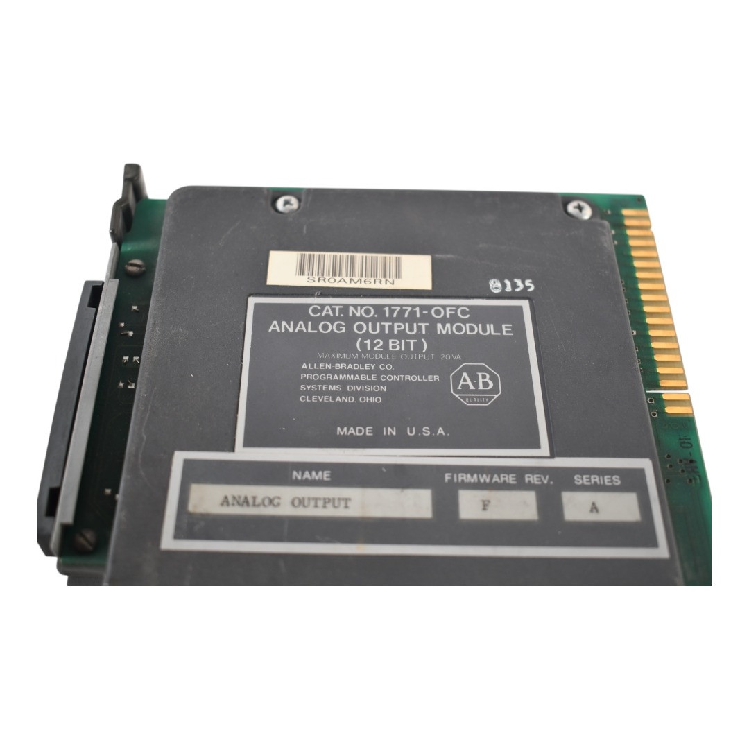 Allen Bradley 1771-OFC Analog Output Module 12 Bit