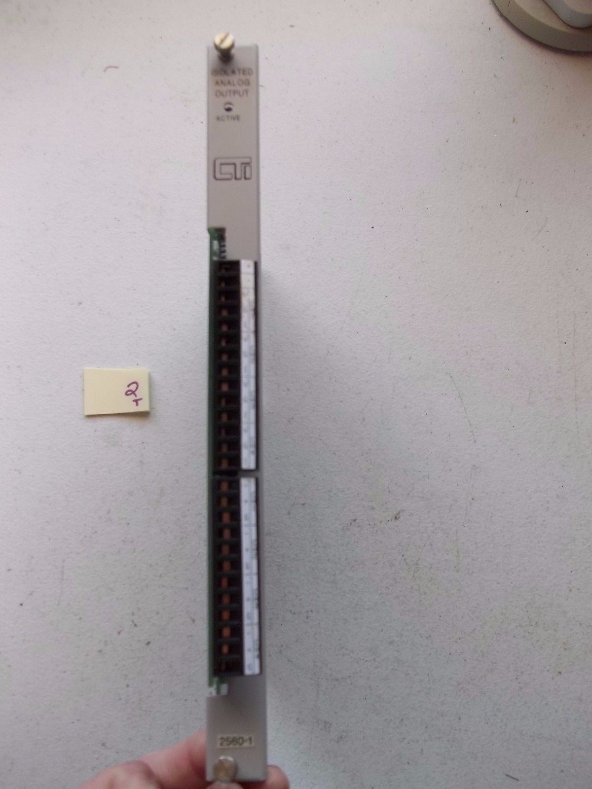 CONTROL TECHNOLOGY CTI 901E-2560 2560-1 ISOLATED ANALOG OUTPUT MODULE (171-2)