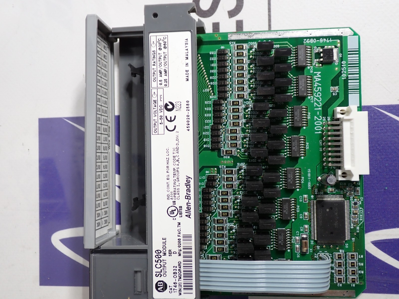 Allen Bradley 1746-OB32 Output Module Ser D Output Voltage 5-50VDC DC Source