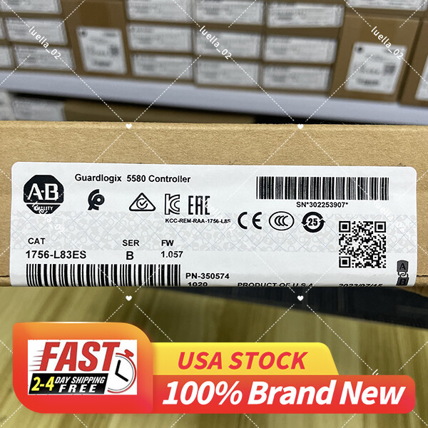 Brand New Sealed Allen Bradley 1756-L83ES Ser B Guardlogix Controller 1756 L83ES