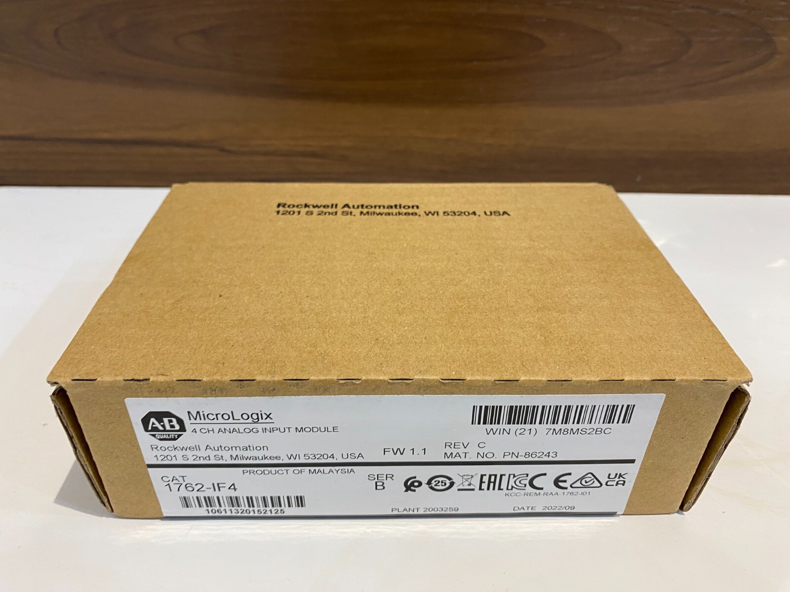 Factory Sealed 1762-IF4 ser B MicroLogix Analog Input Module 1762IF4 US Free Tax