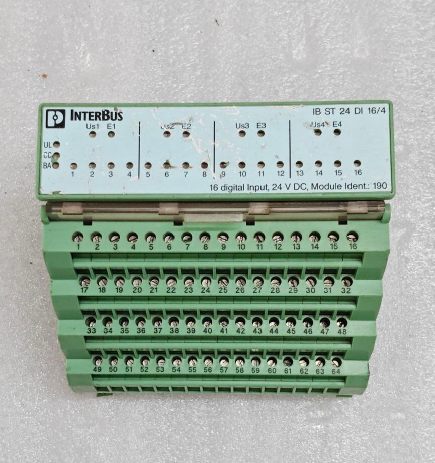 PHOENIX CONTACT INTERBUS IB ST 24 DI 16/4 – I/O MODULE 2754338