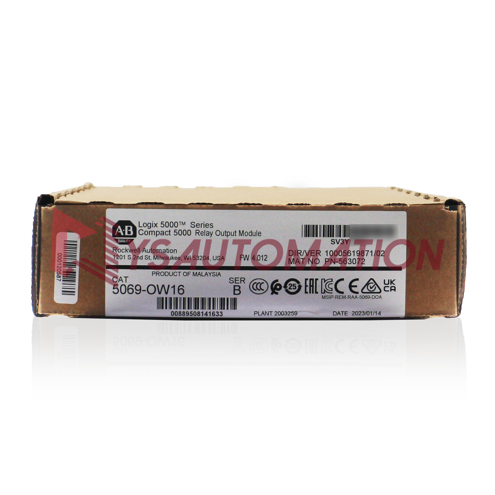 AB 5069-OW16 Compact I/O 16 channels non isolated normally relay output module